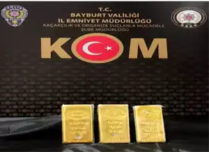 Bayburt'ta 10 Milyon TL Değerinde Kaçak Altın!