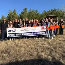 AFAD Gönüllüleri Doğa Kampında Buluştu