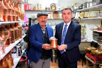 Vali Eldivan, Bayburt Esnafını Ziyaret Etti