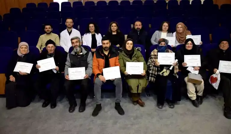 Bayburt'ta Diyabet Okulu Mezunlarını Verdi