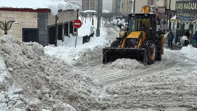 Kuzeydoğu'da Yoğun Kar Yağışı Hayatı Felç Etti